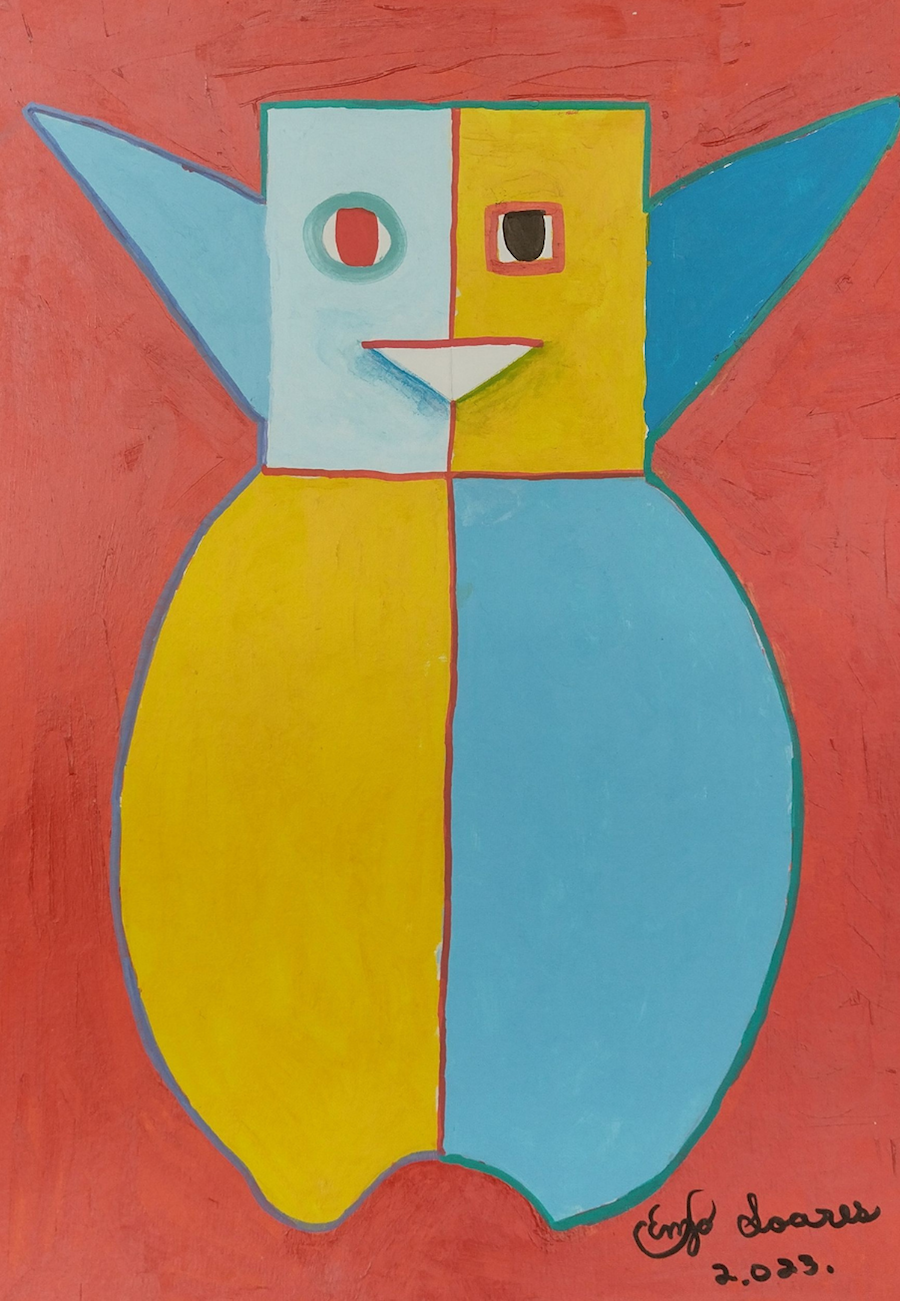 2 ANIMAL POR ENZO SOARES TÉCNICA ACRÍLICA SOBRE PAPEL