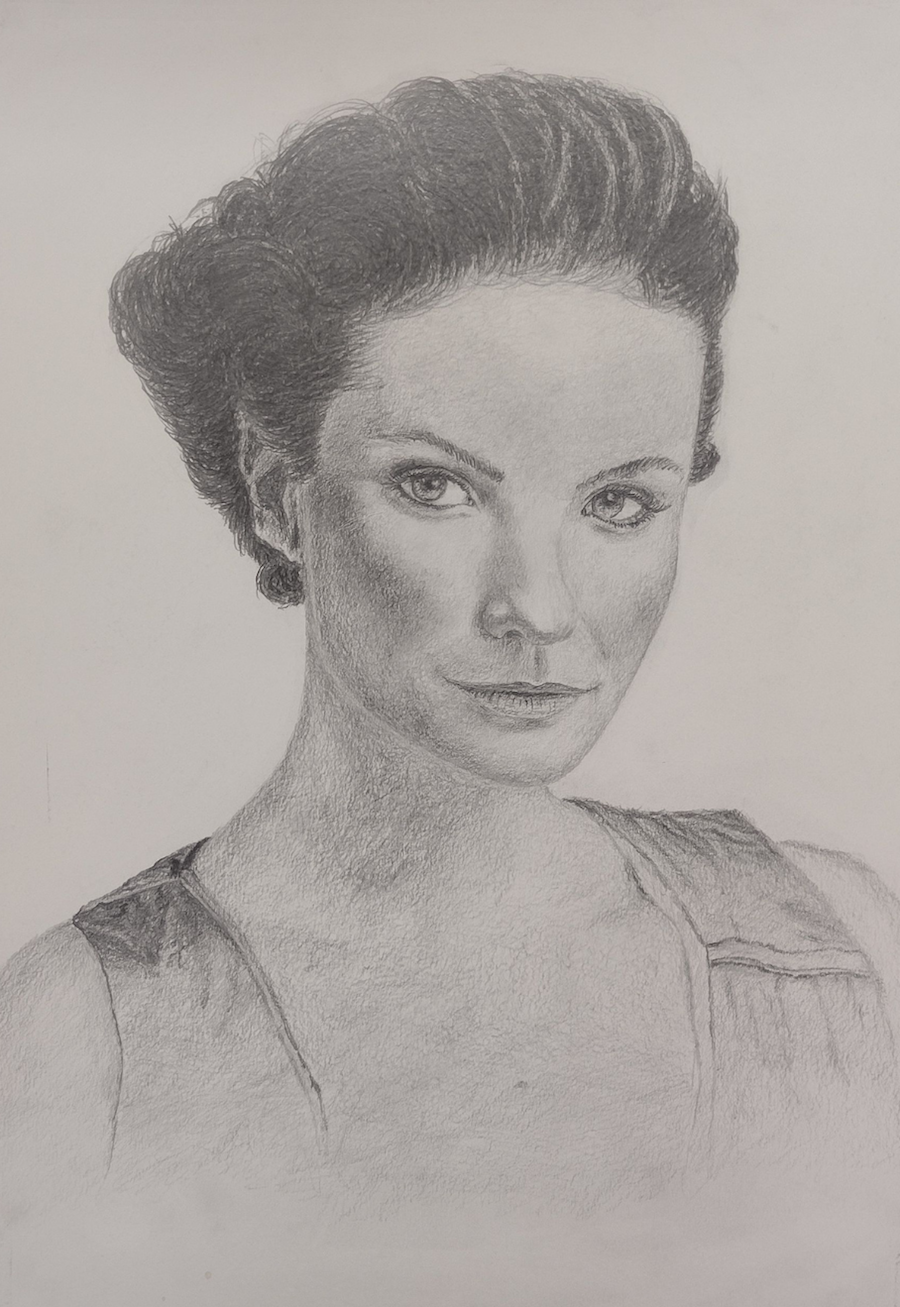 2 ESTUDO RETRATO 1 Livre - Estudo de Proporção - JEFFERSON FOLQUITTO - TÉCNICA GRAFITE SOBRE PAPEL