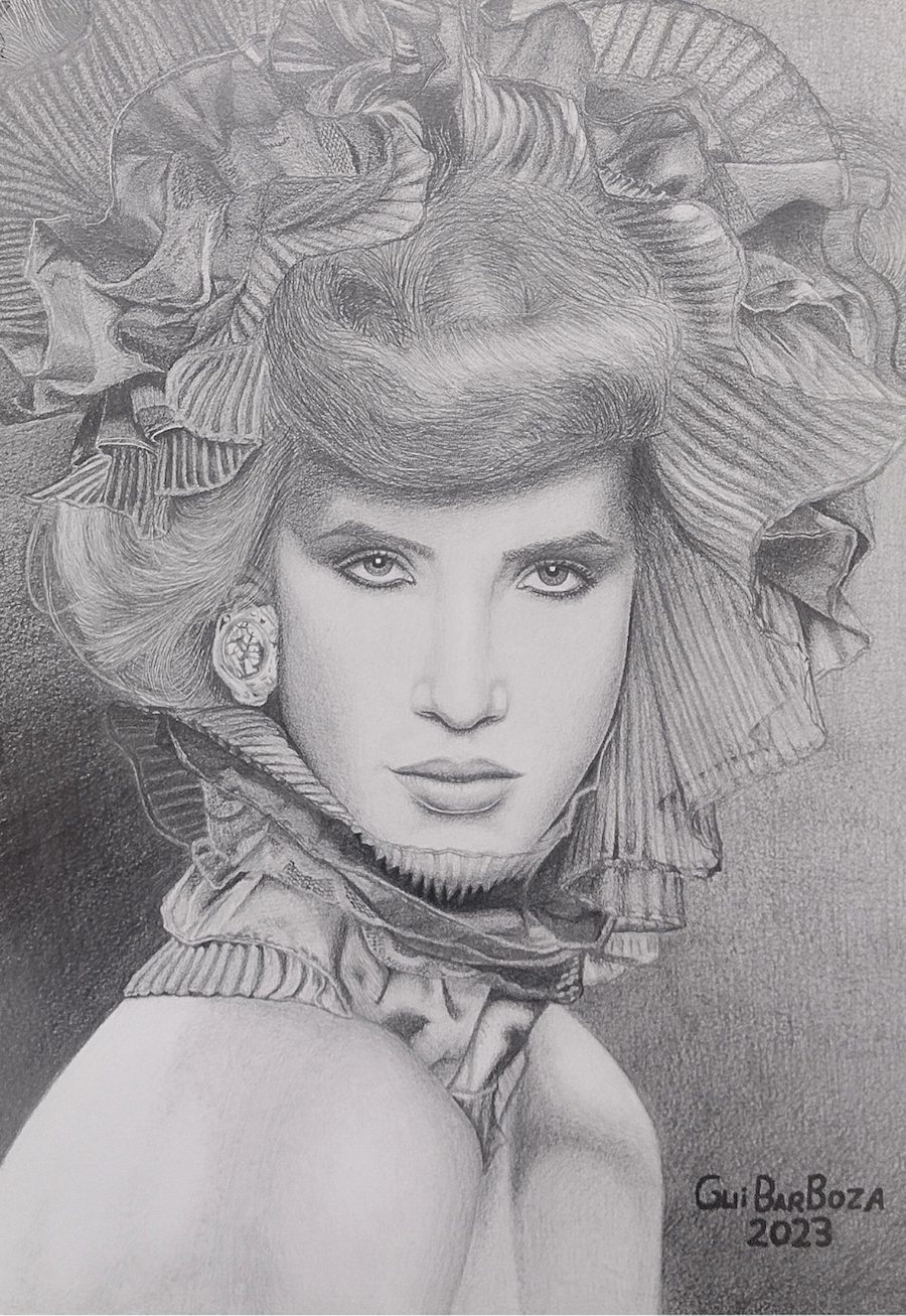 Pontilhismo - Acuidade Visual para maior precisão POR GUILHERME BARBOZA TÉCNICA GRAFITE SOBRE PAPEL